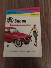 Original Prospekt Skoda Octavia Motokov Oldtimer