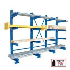 Kragarmregal, 4 Ebenen, BxTxH