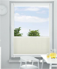 Plissee Klemmfix Ohne Bohren Montageset FaltRollos Fenster Tür H100cm B90cm 