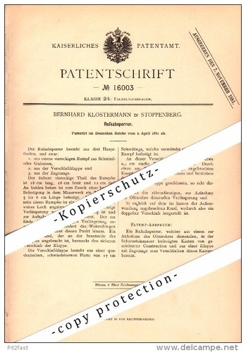 Original patent bernhard - original,