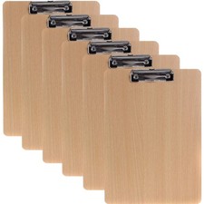 Klemmbrett A4 Holz 6er Set