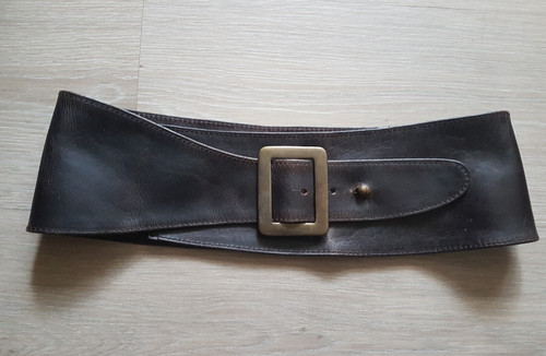 Echtleder gürtel 80cm braun - gürtel,