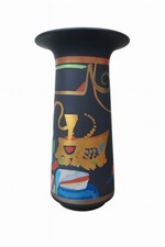  Rosenthal Studio-Line Vase „Liguria“ 20 cm – Vintage Design – Gold & Bunt