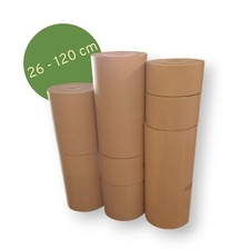 Rollenwellpappe 70 lfm C-Welle 9 Breiten Wellpappe Polstermaterial Schrenzpapier