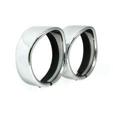 Lampenring Visor Style Chrom