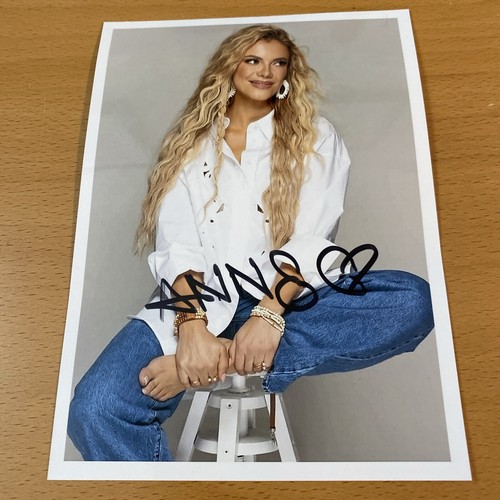 Anne heinz autogramm dsds - autogramm, foto