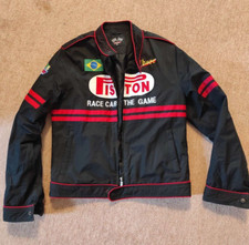 Piston F1 Brazil, kassische schwarze Nascar-Formel-Streetwear-Tropfjacke - TOP