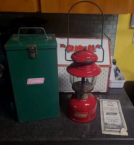 Vintage 1960 coleman 200a red - coleman,
