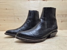 ASH DAMENSCHUHE ANKLEBOOTS COWBOY STIEFELETTEN CHEALSEA BOOTS GR:37 UK:4 SCHWARZ