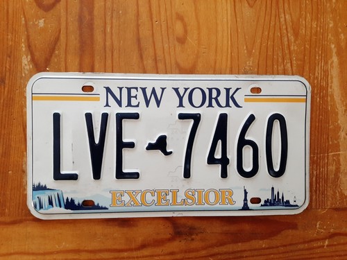 Original usa nummernschild - x,
