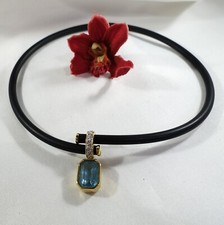 Pierre Lang Kautschukband mit edlen Anhänger und Kautschuk Band / ev 557 (26)