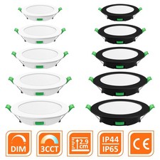 6er LED Einbaustrahler 3CCT