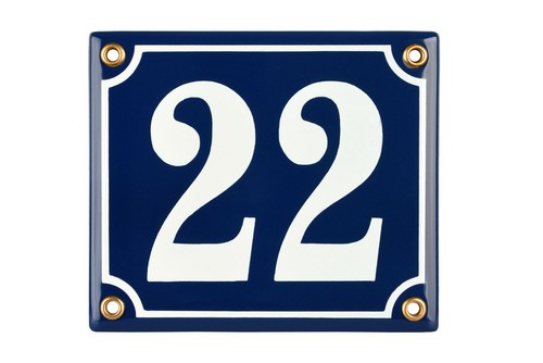 Hausnummer hausnummernschild - hausnummer,