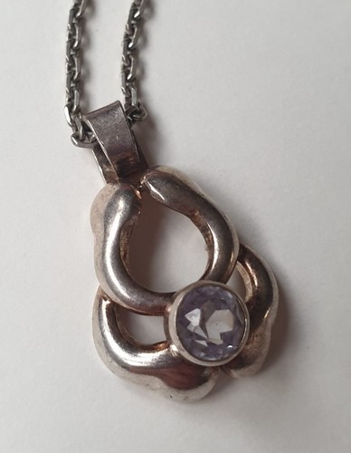Vintage amethyst anhänger aus - vintage,