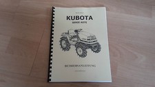 Bedienungsanleitung Kubota Aste  Serie  Traktor Kleintraktor 
