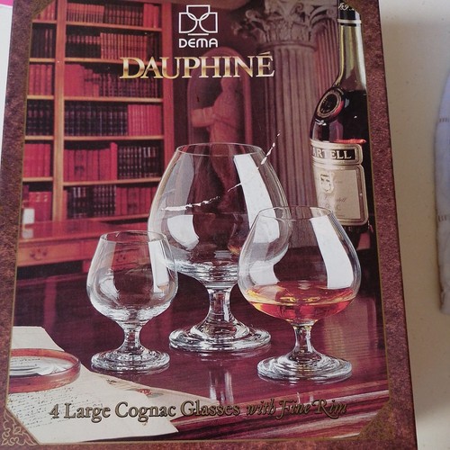 Vintage brandy glasse - glasse, dauphine