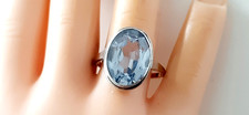 SILBER / GOLD RING ° 333 / ooo ° BLAUER SPINELL ° Laurinmarke °