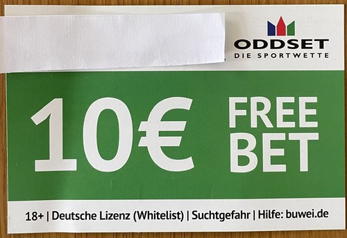 Oddset gutschein - 10, €