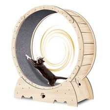 Katzenlaufrad holz indoor - katzenlaufrad,