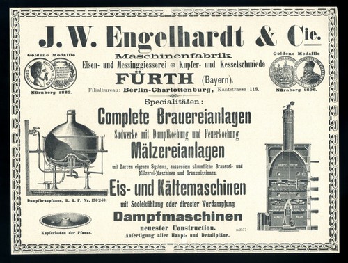Grosse alte werbung 1903 - alte,