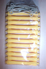 12 Dauerwellwickler -GELB- Kaltwellwickler Lockenwickler Wickler Ø 8 mm Solida