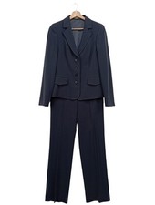 Hosenanzug Damen Anzug Gr. DE 36 dunkelblau Casual-Look