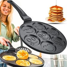Pancake pfanne mit smiley - mit,