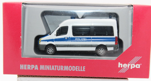Crafter bus polizei - polizei, herpa
