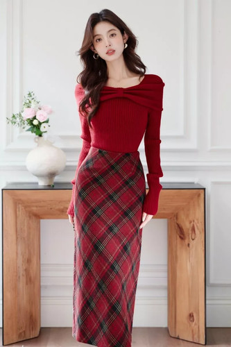 Set damen rot - set,