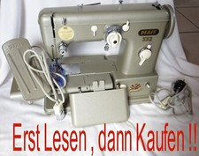 original Pfaff 332  Nähmaschine Stichplatte Nähfuß Greifer Auswahl Pedal Kabel