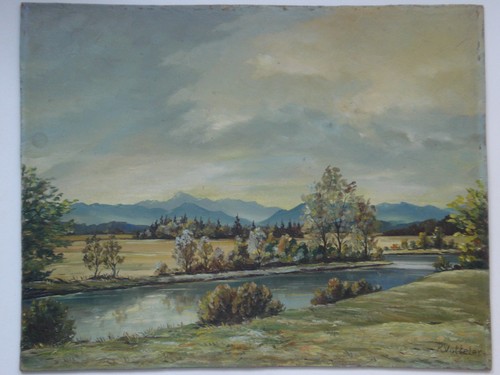 ölgemälde von kurt votteler - Ölgemälde,
