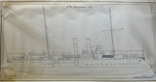 Modellbauplan kanonenboot sms - kanonenboot,