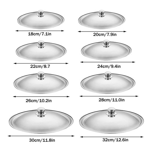 Stück edelstahl topf - topf, deckel