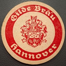 Alter Bierdeckel --- Brauerei Gilde Hannover