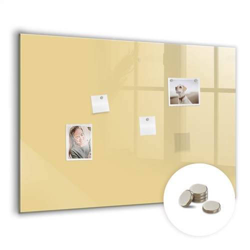 Magnetboard glas mit magneten - glas,