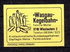 419844/ Zündholzetikett –