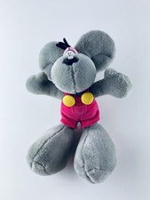Diddl Maus Plüsch 35cm Pinke Hose Gelbe Knöpfe- sammeln selten rar Kuschel Tier