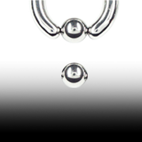 2er set piercing kugeln - 2er, titan