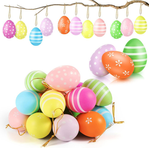 Bunte plastik ostereier - bunte,