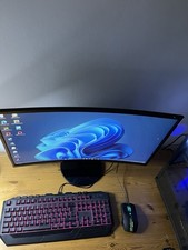 Gaming Set Komplette Ausstattung PC Monitor Tastatur Maus Headset