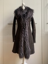 Leder Lammfellmantel Sly010