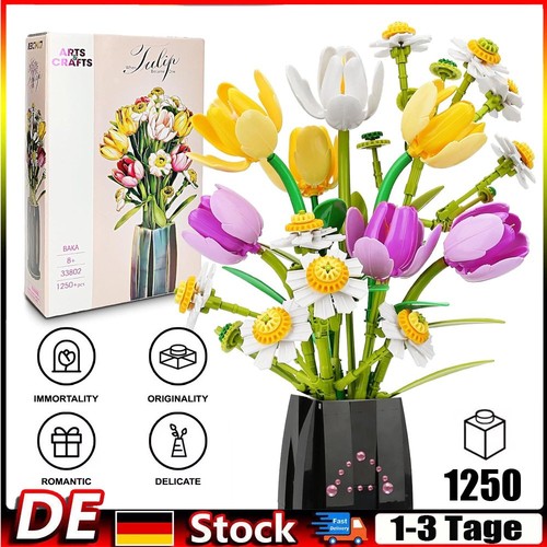 Tulpen bausteine blumen set - bausteine,
