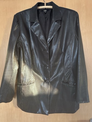Blazer vintage lederoptik - blazer,