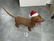 LED Mini Weihnachtsfigur Hund OHNE BATTERIEN