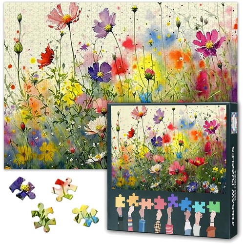 Blumen puzzle 1000 teile - puzzle,