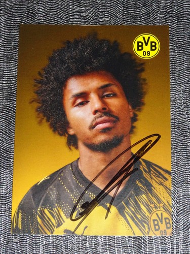 Karim adeyemi autogrammkarte - karim,