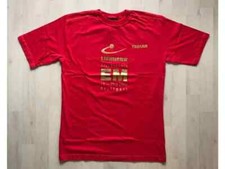 Liebherr EM 2009 Stuttgart Tischtennistrikot Tischtennis Shirt T-Shirt Gr: M rot