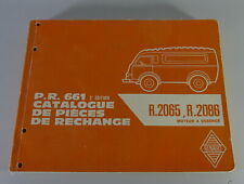 Teilekatalog / Ersatzteilliste Renault Estafette R 2065 / R 2086 P.R. 661 