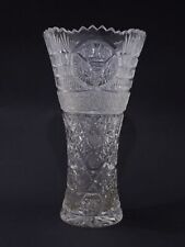 Bohemia Design Glas Vase - Vintage - Handmade - 25,5 cm - Schleuderstern