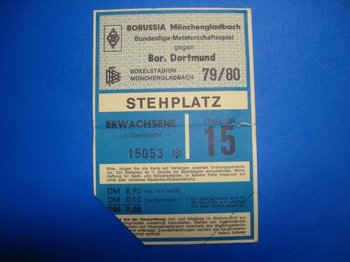 Ticket borussia - 79/80,